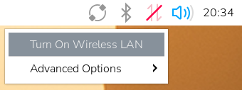 Turn on wireless on Raspberry Pi OS