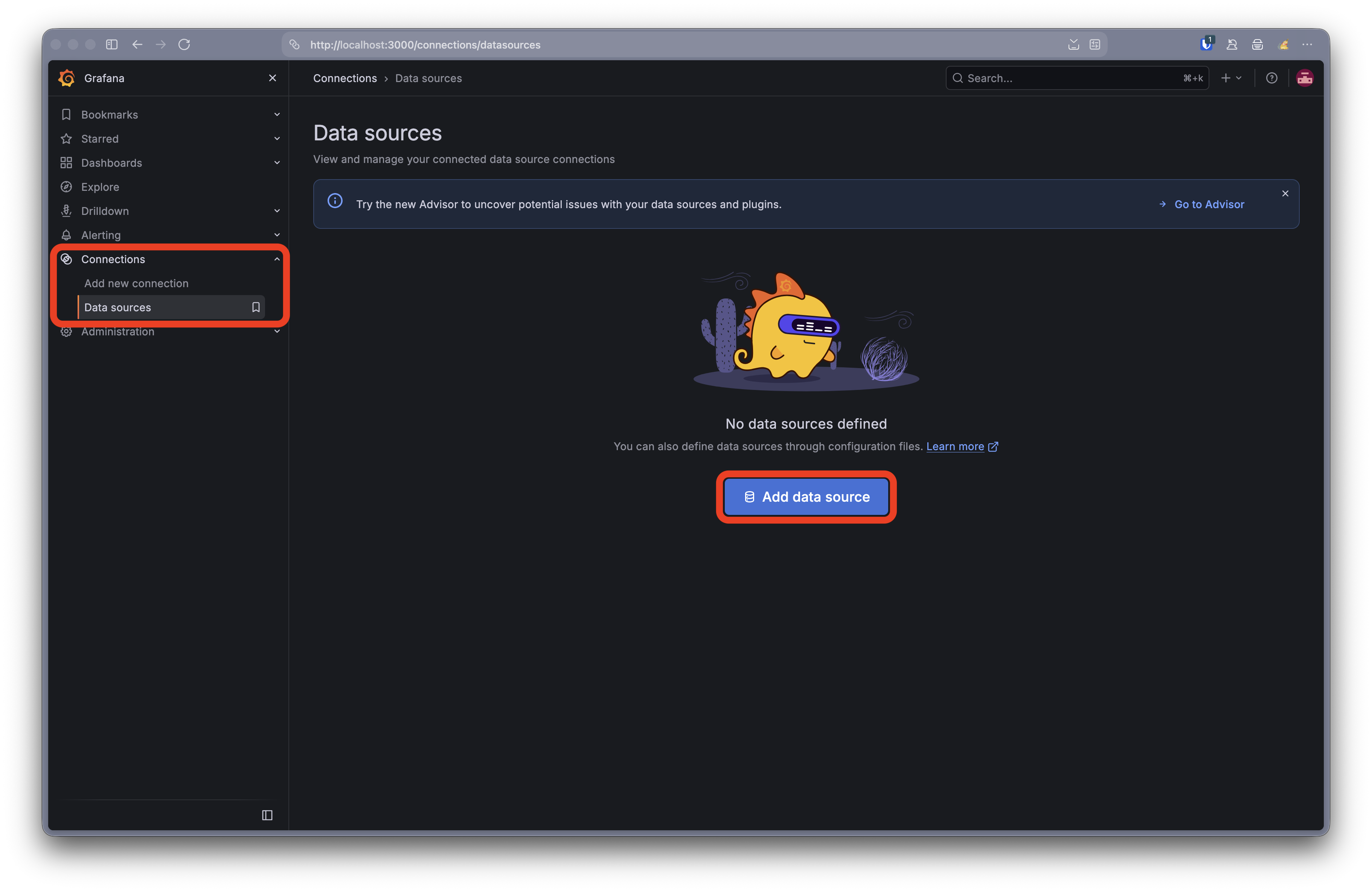 Add InfluxDB Data Source in Grafana